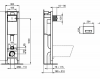 Фото унитаз с инсталяцией ideal standard prosys eco frame m connect w220101