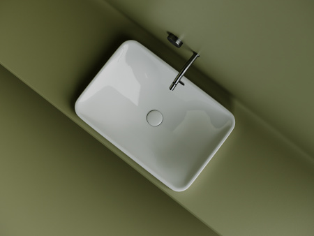 Фото раковина встраиваемая ceramicanova element 60.5 см, цвет: белый cn5041