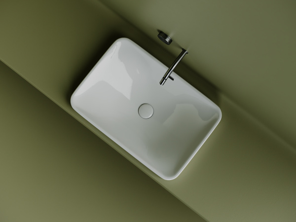 Фото раковина встраиваемая ceramicanova element 60.5 см, цвет: белый cn5041