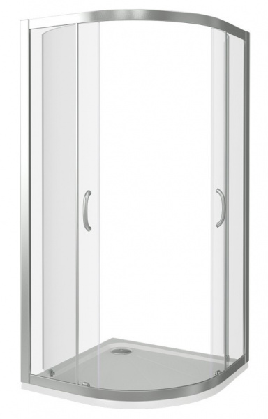Фото душевое ограждение good door infinity r-100-c-ch 100 см ин00008