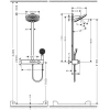 Фото душевая стойка hansgrohe pulsify 24240700