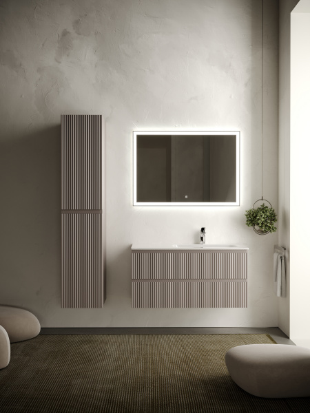 Фото тумба под раковину sancos snob r 100 см, цвет: doha soft snr100rsm