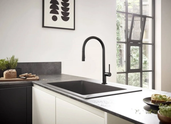 Фото смеситель для кухонной мойки hansgrohe talis 72801670