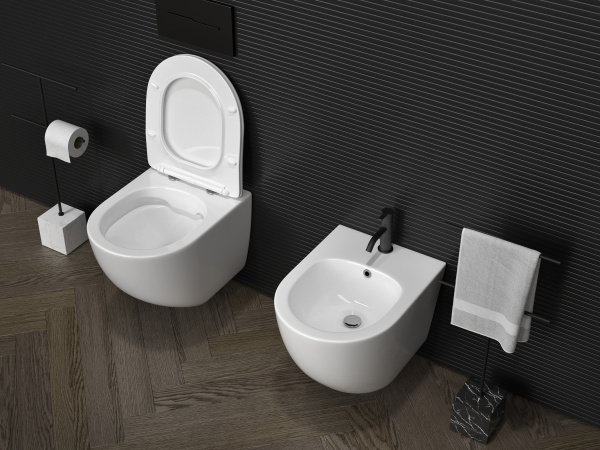 Фото биде подвесное ceramicanova forma 48 см cn3010