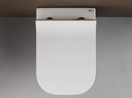 Фото унитаз подвесной, безободковый ceramicanova new day cn3005