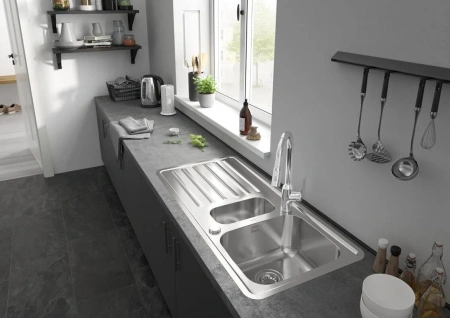 Фото смеситель для кухонной мойки hansgrohe focus 71800000