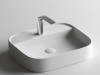 Фото раковина накладная ceramicanova element 55 см, цвет: белый cn6034