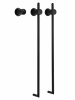 Полотенцесушитель электрический Wonzon & Woghand Leipzig цвет: Черный WW-AL3621-MB