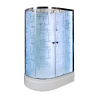 Душевая кабина DTO 120x80 см EM2712RNLED+GM с гидромассажем