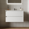 Фото тумба под раковину sancos cento 80 см, цвет: белый глянец cn80w