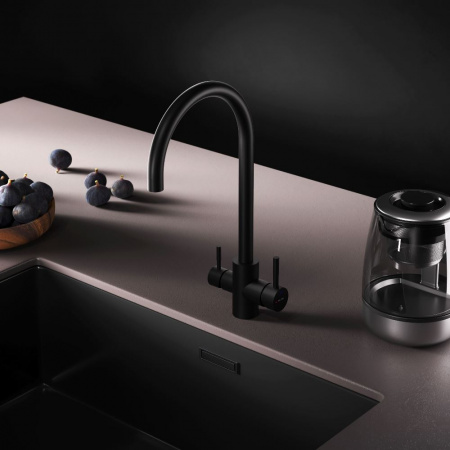 Фото смеситель для кухни am.pm x-joy s f85b07605