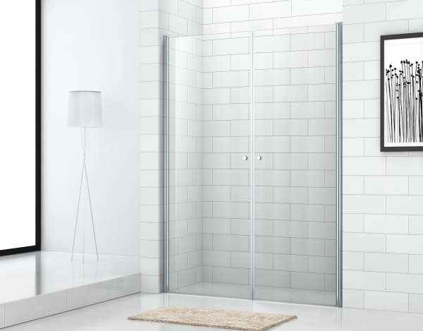Фото душевая дверь cezares eco-o-b-2-90-p-cr 90 см