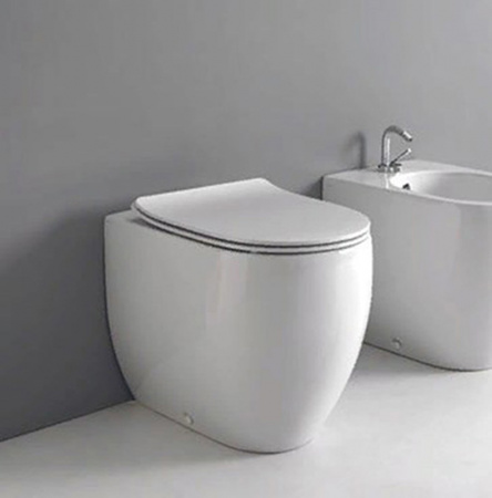 Фото унитаз приставной kerasan flo 48 см 3114 01