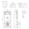 Фото унитаз с инсталляцией am.pm inspire is450a38.501700