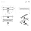 Фото душевой трап am.pm masterflow 40 см w01sc-p11-040-01bm