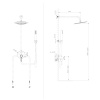 Фото душевой комплект со встроенным смесителем raiber graceful rp-005
