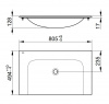 Фото раковина keuco plan 80 см 32960 318001