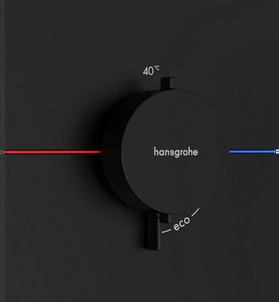 Фото термостатический смеситель для душа hansgrohe shower select comfort e 15574670_vstv