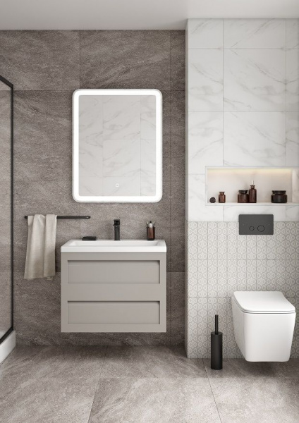 Фото тумба под раковину art&max platino 58 см am-platino-580-2c-so-gcm