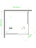 Фото душевое ограждение royal bath hpd rb90hpd-c-ch 90x90 см