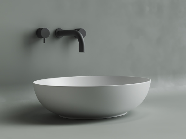 Фото раковина накладная ceramicanova element 52 см, цвет: белый cn6017mw