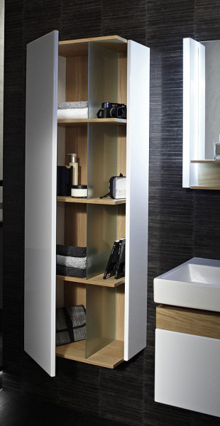 Фото пенал подвесной jacob delafon terrace 50 см, eb1179g-274 l, цвет: черный