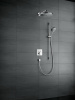 Фото верхний душ с держателем hansgrohe raindance select s 300 2jet 27378000