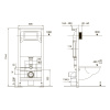 Фото унитаз с инсталяцией tece spring base k401201wcs