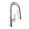 Фото смеситель для кухонной мойки hansgrohe talis 73850000