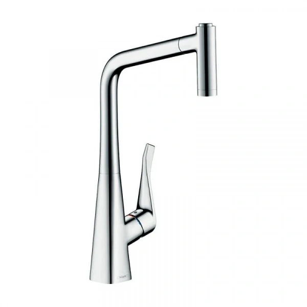 Фото смеситель для кухонной мойки hansgrohe metris 73824000