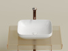 Фото раковина накладная ceramicanova element 50 см, цвет: белый cn6055
