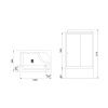 Фото душевая кабина royal bath bp rb8100bp5-wt-ch-r 100x80 см