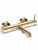 Смеситель для ванны AQUAme Siena AQM6212GG, цвет: золото