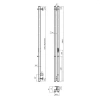 Фото электрический полотенцесушитель indigo style 2 pro 120/8 lspre120-8wmrt