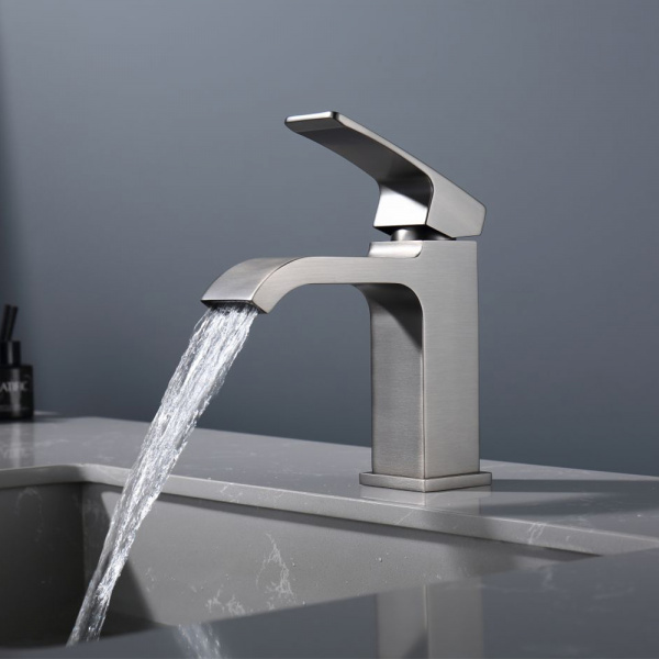 Фото смеситель для раковины raglo цвет: графит r02.10.09