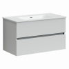 Тумба под раковину Sancos Urban 90 см, цвет: белый UR90W