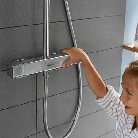 Фото душевая стойка hansgrohe croma select e 27630000