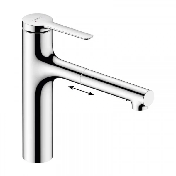 Фото смеситель для кухонной мойки hansgrohe zesis 74804000