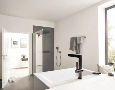 Фото смеситель для раковины hansgrohe finoris 76063670