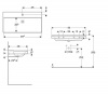 Фото раковина подвесная geberit xeno2 90 см 500.531.01.1