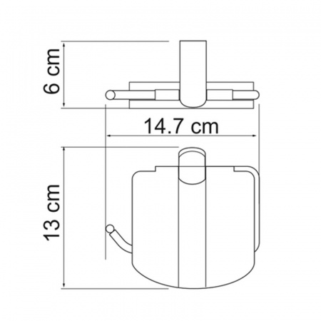Фото держатель туалетной бумаги с крышкой wasserkraft berkel k-6825