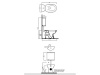 Фото унитаз приставной hatria dolcevita yxxp01 (без бачка)