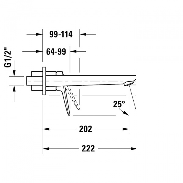Фото смеситель для раковины duravit wave wa1070005c10