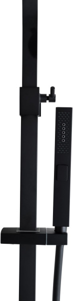Фото душевая стойка allen brau infinity 5.21012-31 черный матовый