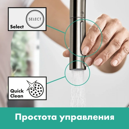 Фото смеситель для кухонной мойки hansgrohe talis 72801670