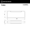 Фото полотенцедержатель whitecross cubo cu2458gl, цвет: золото