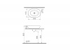 Фото раковина накладная vitra outline recycled 60 см 7995b066-0016