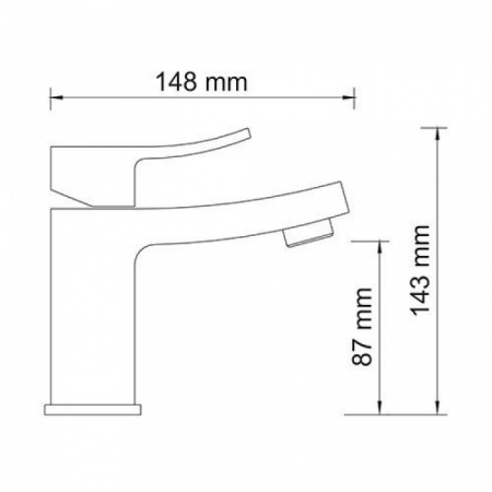 Фото смеситель для раковины wasserkraft white aller 1063