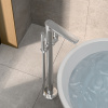 Фото смесители для ванны vitra root round a42741exp цвет хром