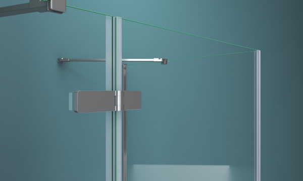 Фото душевое ограждение belbagno kraft-a-12-100-c-cr-l 100x100 см